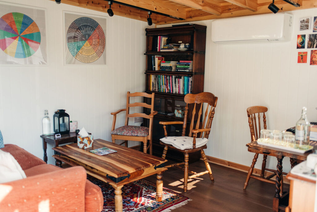 Inside the therapy room